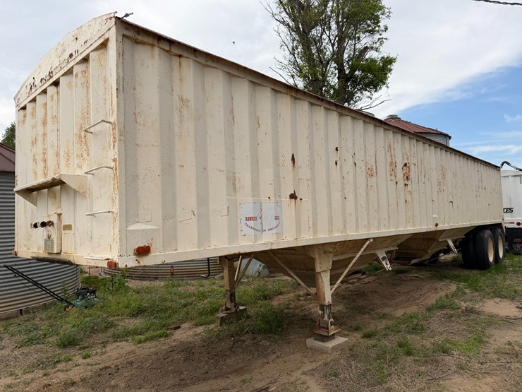 #46889-•-1981-40'-hawkeye-eagle-e4000-t/a-steel-hopper-bottom-trailer-vin:-1bjsh4027b1001115-image-1