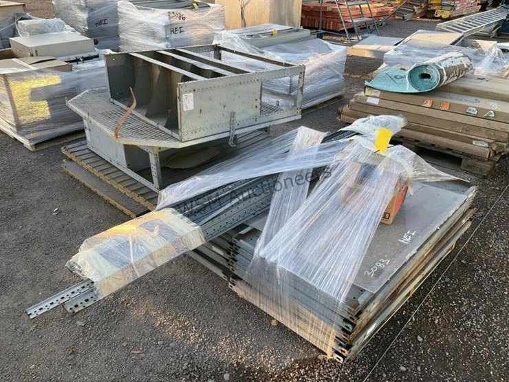 (2)-pallets-of-asst-steel-shelving-image-1