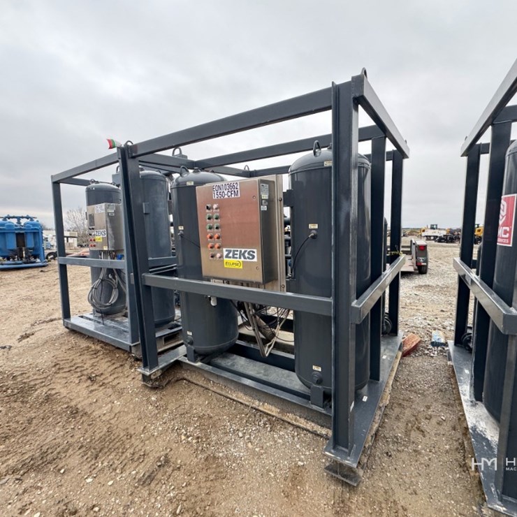 2019 Zeks 1550cfm Eclipse Skid-mounted Desiccant Air Dryer System