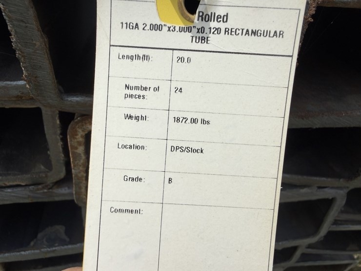 20ft-hot-rolled-11ga-2x3x.120-rec-tubing-24pcs-image-3