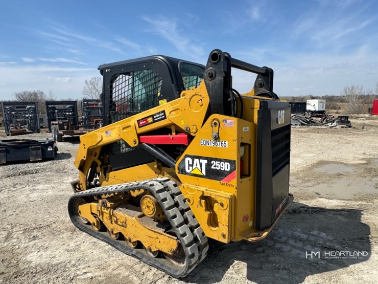 2018-caterpillar-259d-two-speed-compact-track-loader---needs-new-engine-image-4