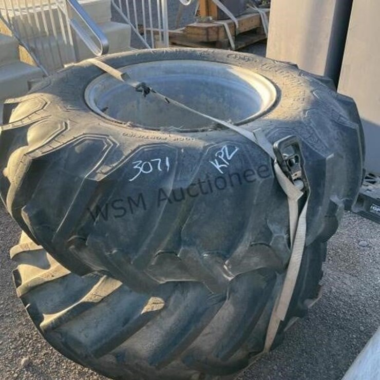 (2) TRACTOR TIRES W/ WHEELS
