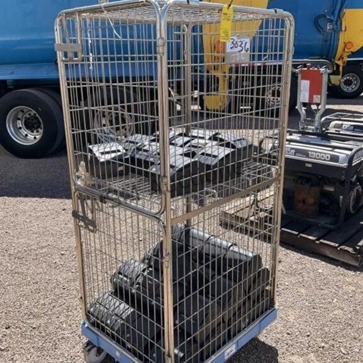 ROLLING CART W/ HP RECEIPT PRINTERS