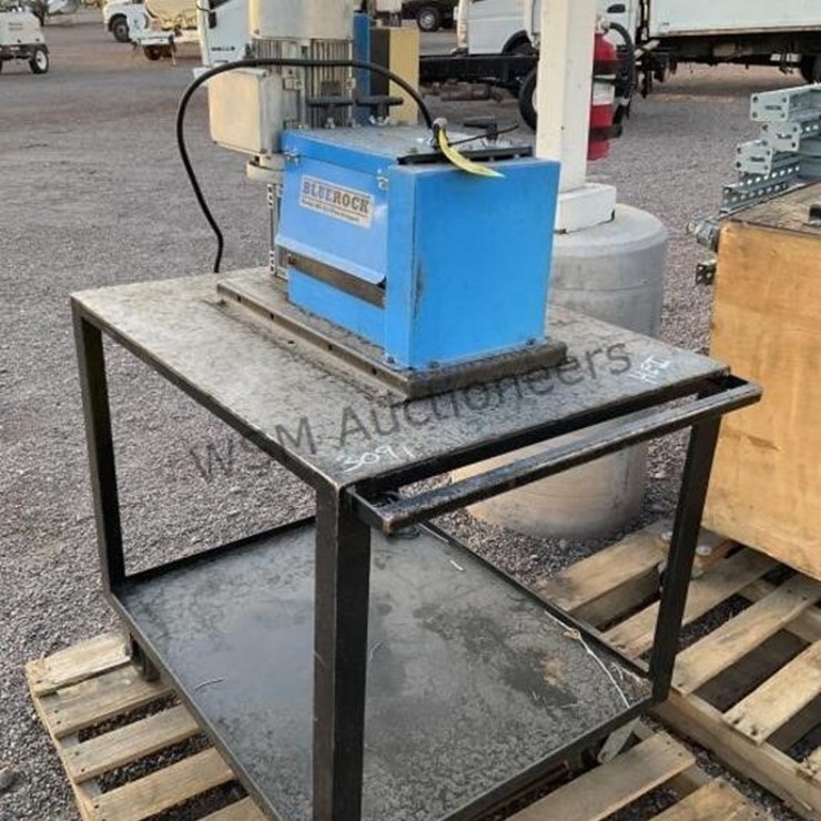BLUEROCK WS-212 WIRE STRIPPER ON CART
