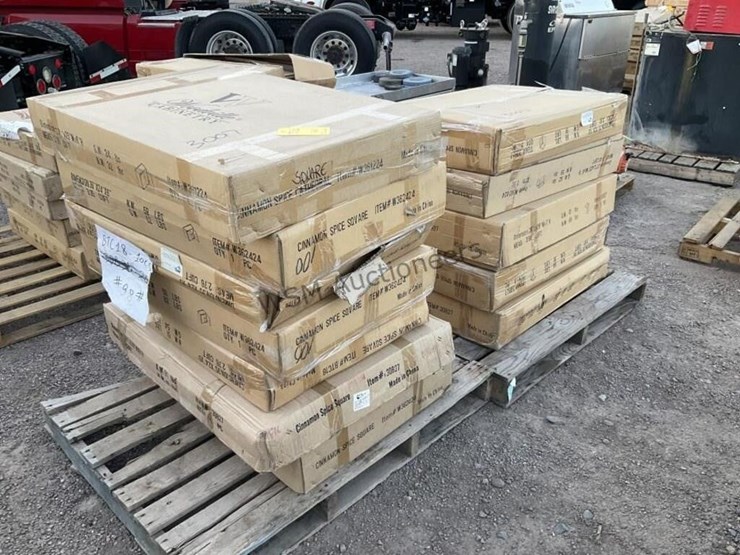 (2)-pallets-of-woodville-cinnamon-spice-cabinets-image-1