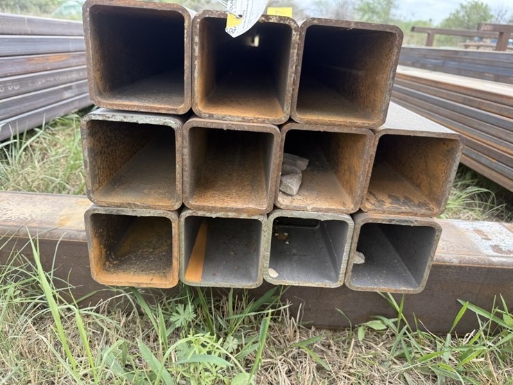 16ft-hot-rolled-1/4ga-4x4x.250-square-tubing-32pcs-image-2