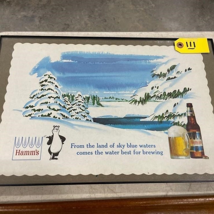 Hamm's Beer Placemat