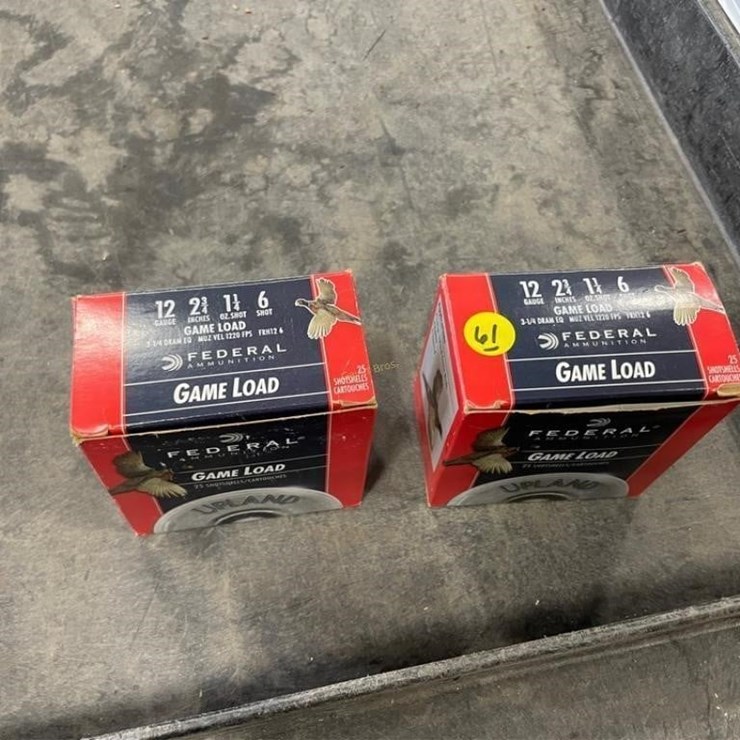 48 +/- Rounds Federal 12ga Ammo