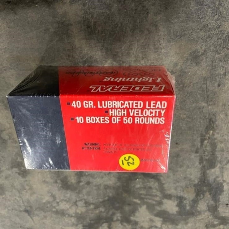 500 Rounds Federal 22cal Ammo