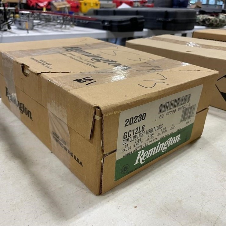 250 Rounds Remington 12ga Ammo