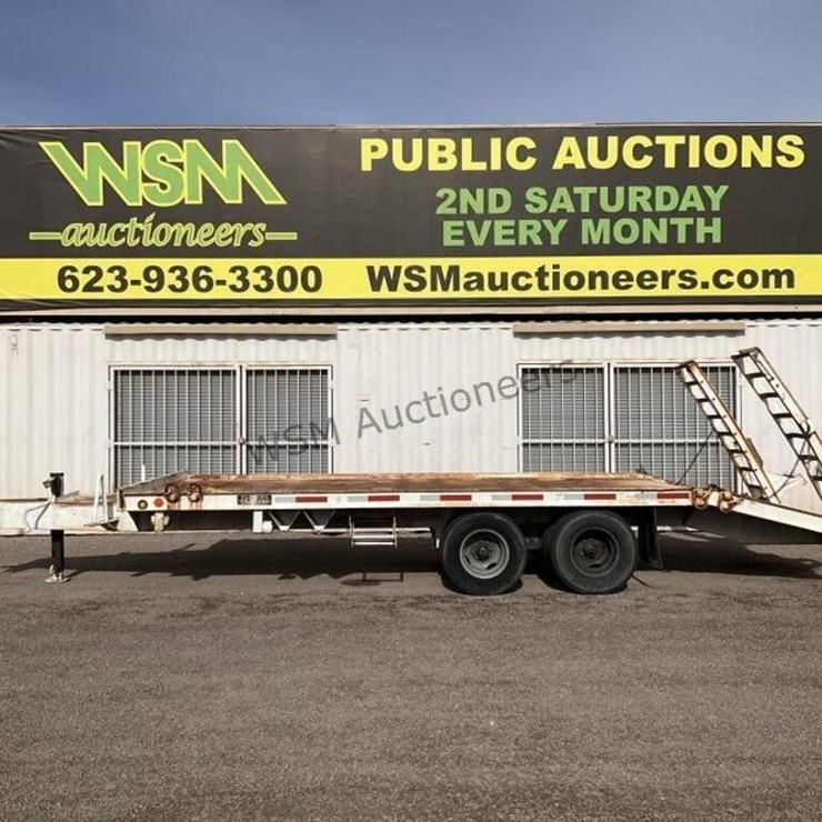 1991 Fleming TD822-10 Equipment Trailer