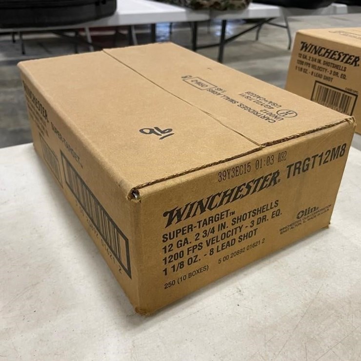 250 Rounds Winchester 12ga Ammo