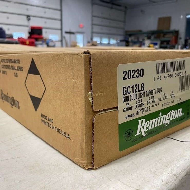 250 Rounds Remington 12ga Ammo