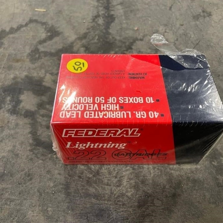 500 Rounds Federal 22cal Ammo
