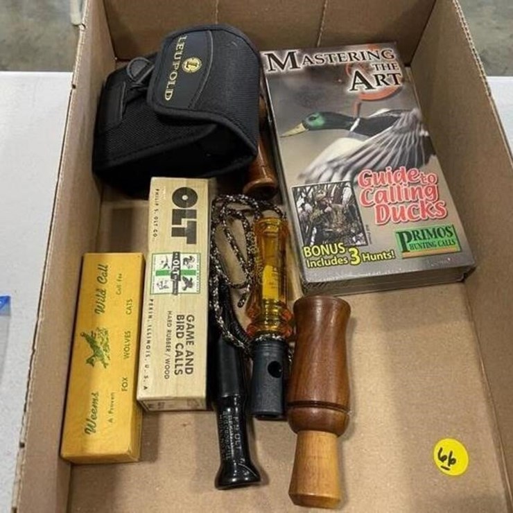 Game Calls, VHS, Leupold Range Finder