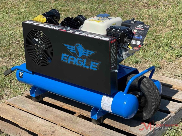 unused-eagle-tt55g-nd-dual-tank-portable-air-compressor-image-1
