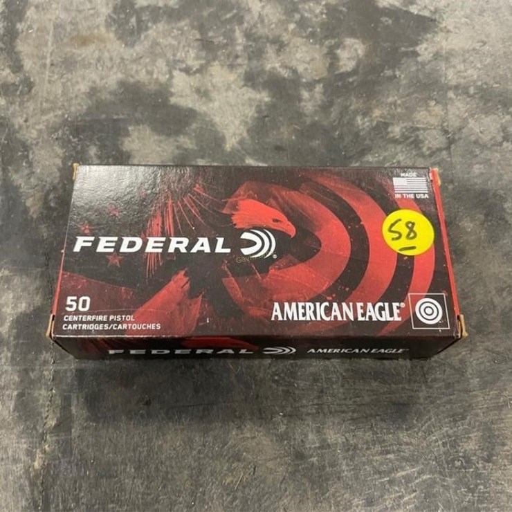 50 Rounds Federal 380 Auto Ammo