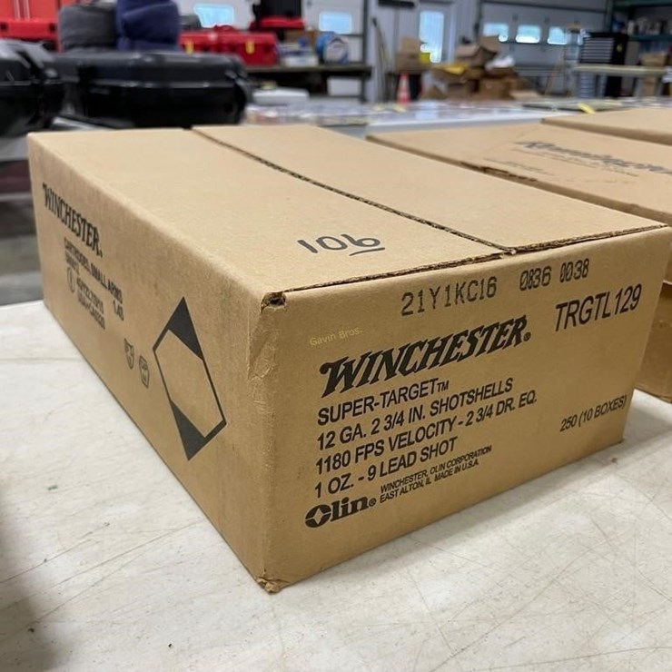 250 Rounds Winchester 12ga Ammo