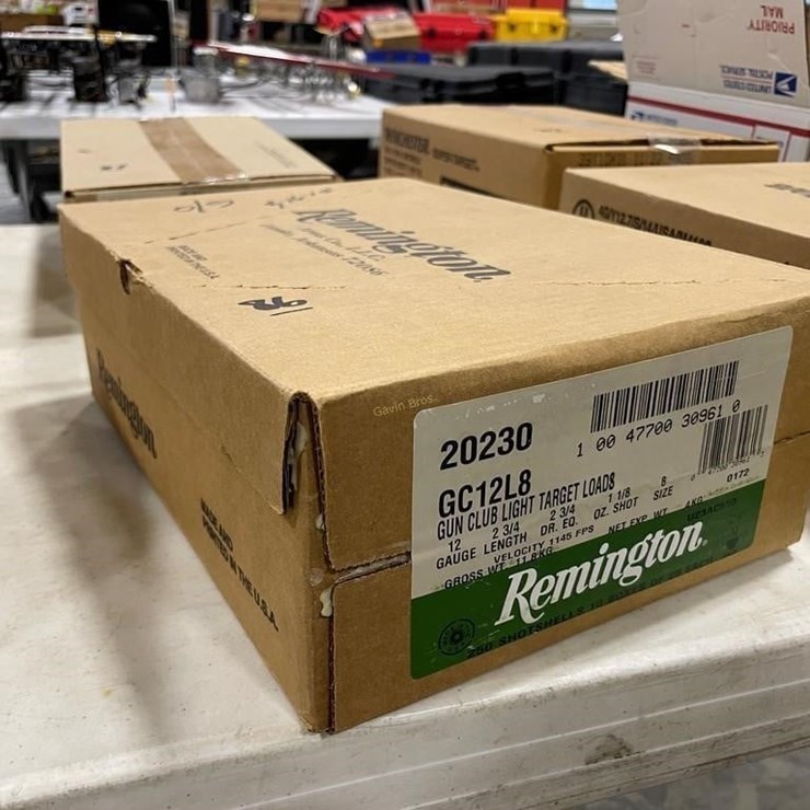 250 Rounds Remington 12ga Ammo