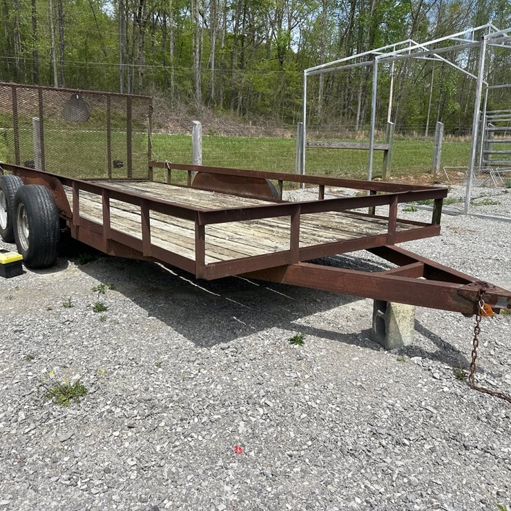 #1488 • 16ft Bumper Pull Utility Trailer