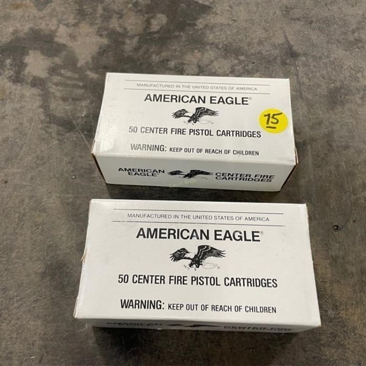 100 Rounds American Eagle 357 Mag Ammo