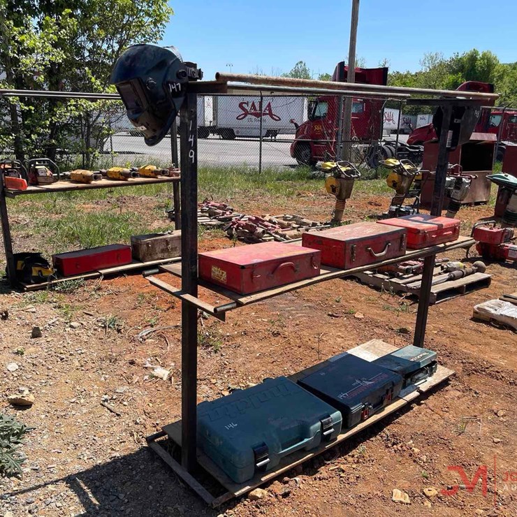 STEEL RACK SHELVING 76"W X 69"H X 23"D