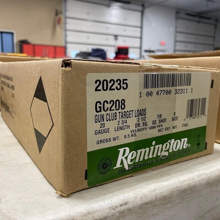 250 Rounds Remington 20ga Ammo