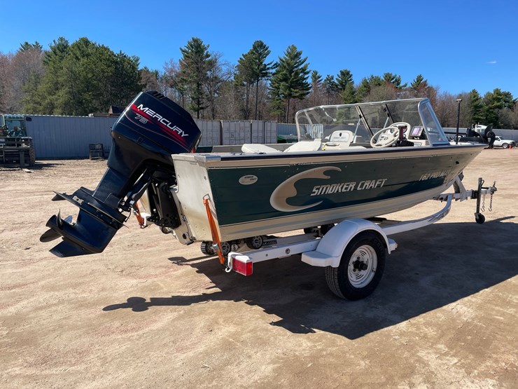 #1144-•-1998-smoker-craft-162-pro-mag-boat-with-trailer-(has-wi-title)-image-5