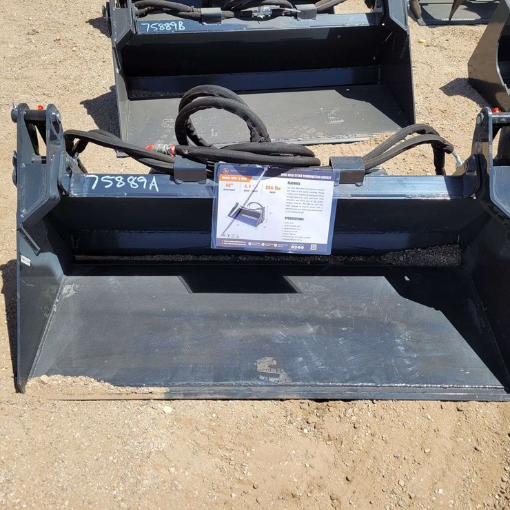 Wolverine MCB-11-48W Mini Skid Steer Combination Bucket