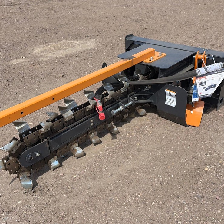 Unused 2026 Wolverine TCR-12-48H Skid Steer Trencher Attachment