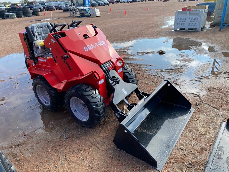#1153-•-agt-sda-140w-wheeled-ride-on-mini-skid-steer-image-2