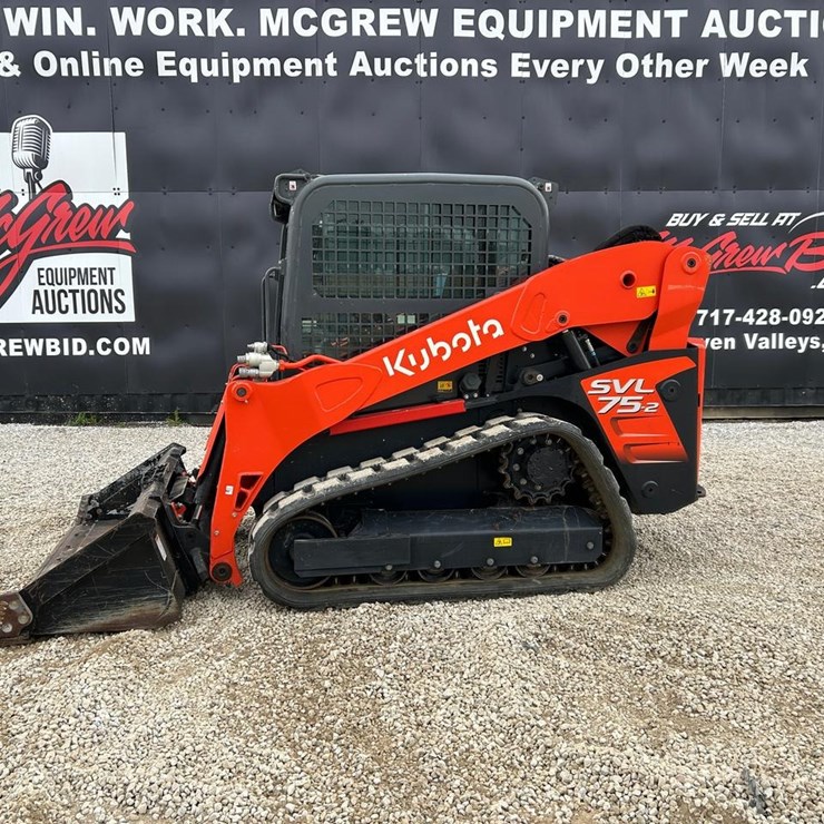 2021 Kubota SVL75-2 Skid Steer Loader