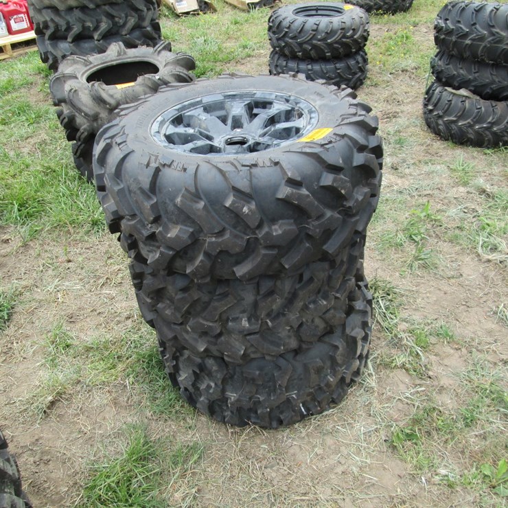 #36776 • Lot of (3) Trial Kine 27x11R 14 Tires