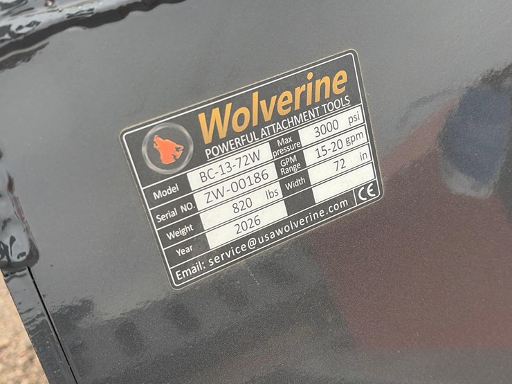 unused-2026-wolverine-bc-13-72w-skid-steer-brush-cutter-attachment-image-6