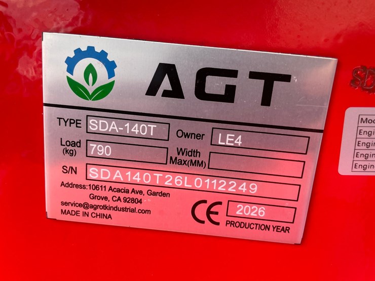 #1156-•-agt-sda-140t-tracked-ride-on-mini-skid-steer-image-18