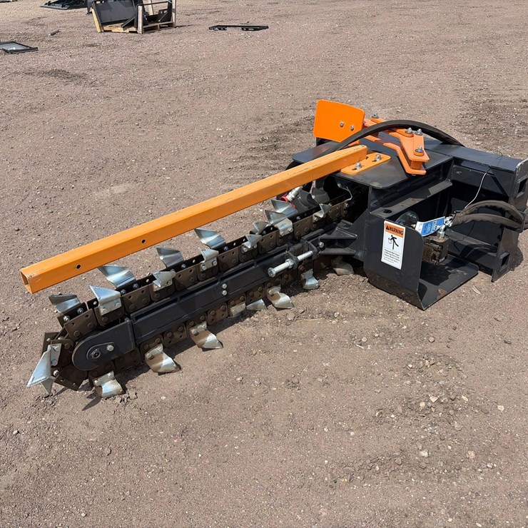 Unused 2025 Wolverine TCR-12-48H Skid Steer Trencher Attachment