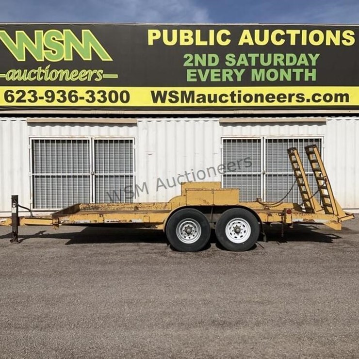 1998 Butler LT1017 Equipment Trailer
