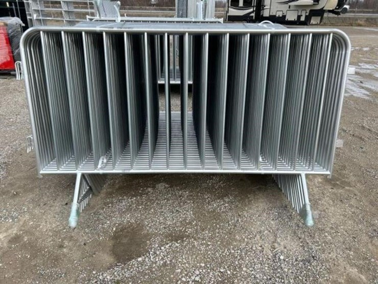 unused-qty-of-(80)-galvanized-site-fence-image-8