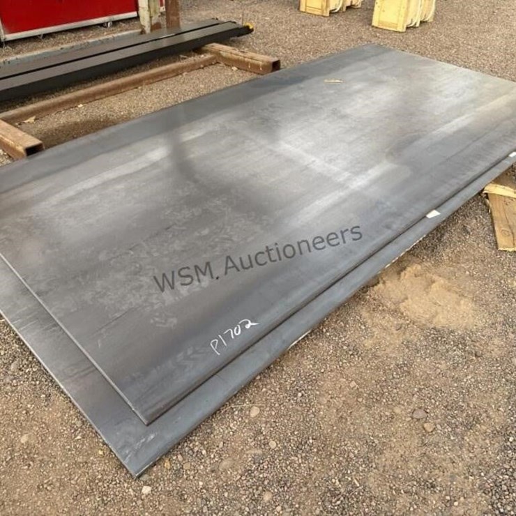 (2) SHEETS OF STEEL PLATE