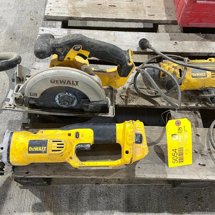 #5054 • (3) DeWalt Power Tools