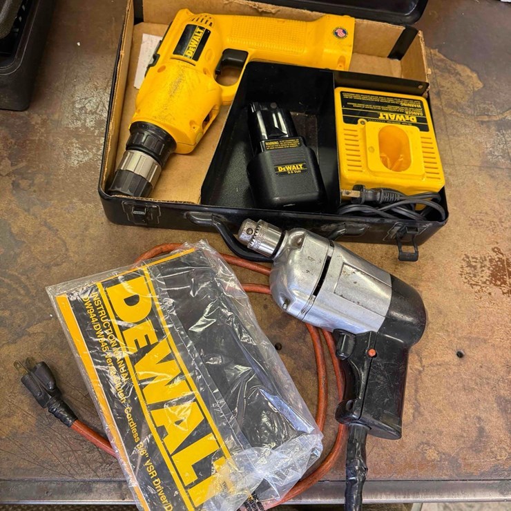 Dewalt 9.6 Volt Cordless Drill & Corded Drill