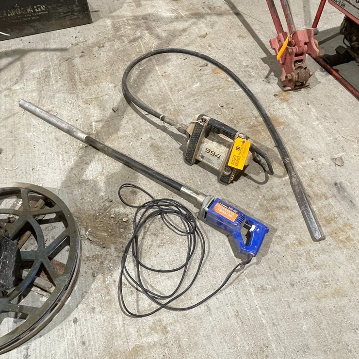 #5029 • (2) Corded Concrete Vibrators