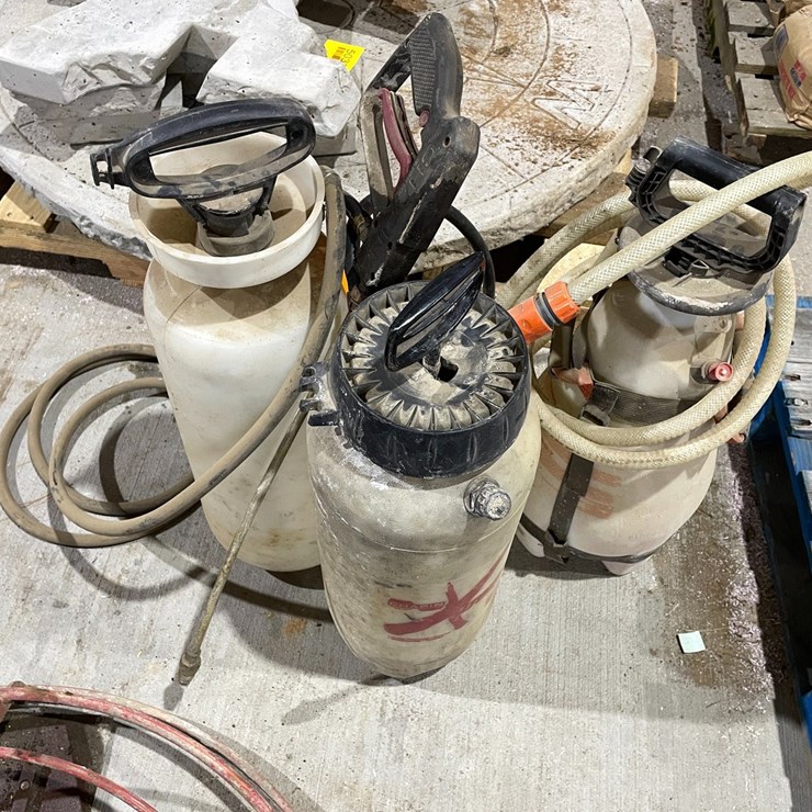 #5036 • (3) Hand Pump Sprayers