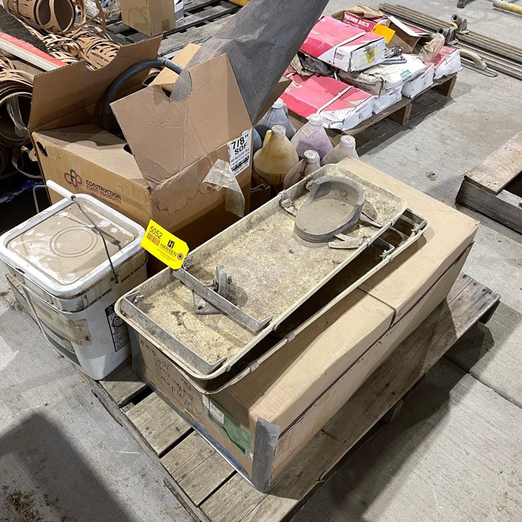 #5052 • Pallet of Concrete Supplies