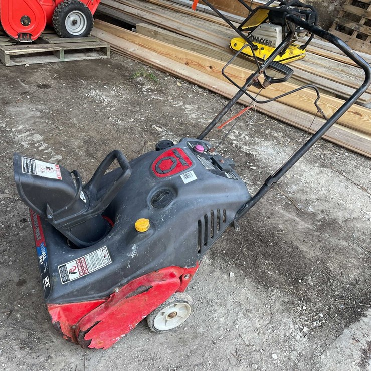 #7416 • Troy Bilt Snow Thrower