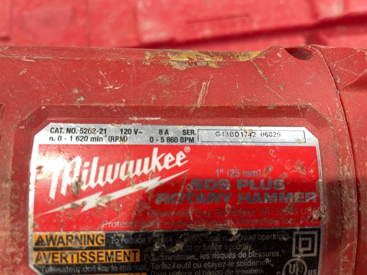 #5044-•-milwaukee-corded-1"-sds-plus-rotary-hammer-image-8