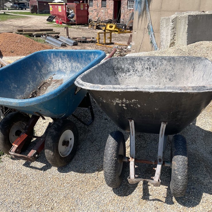 #7463 • (2) Wheel Barrows