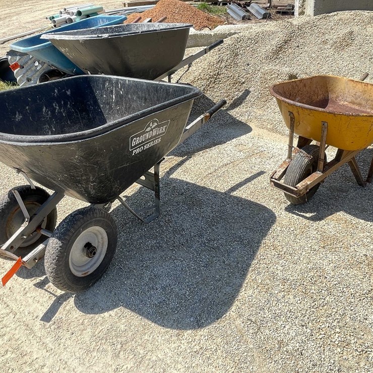 #7461 • (2) Wheel Barrows