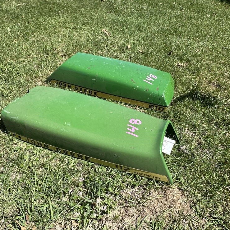 Vintage John Deere Lawn Tractor Hoods
