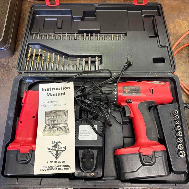 Handyman 14.4 Volt Cordless Drill & Light